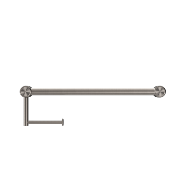 MECCA CARE 25MM TOILET ROLL RAIL 300MM BRUSHED NICKEL