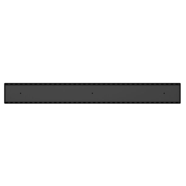 TILE INSERT V CHANNEL FLOOR GRATE 89MM OUTLET WITHOUT OUTLET AND HOLE SAW MATTE BLACK