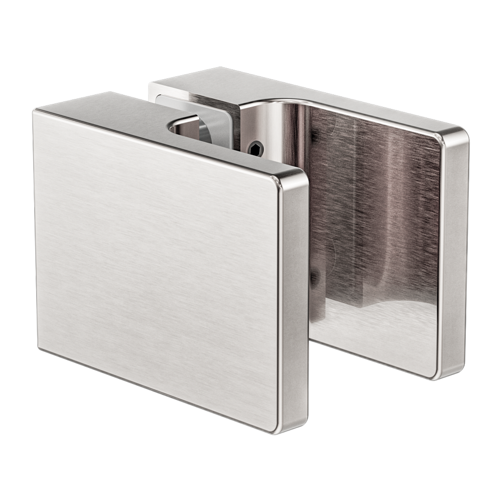 SQUARE SHOWER KNOB HANDLE GUN METAL