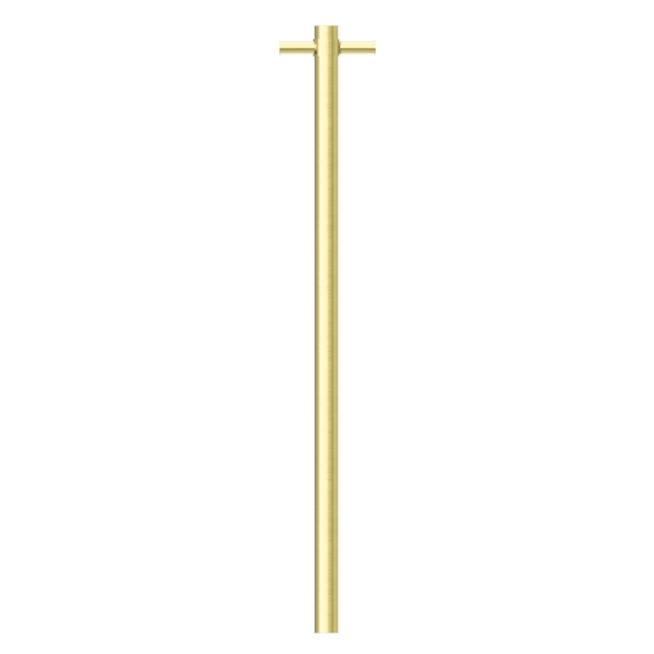 HEATED VERTICAL TOWEL RAIL BRUSHED GOLD
