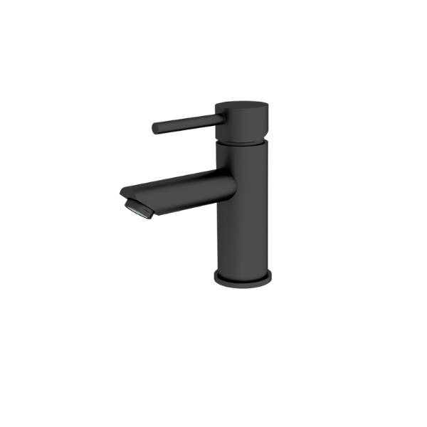 DOLCE BASIN MIXER STRAIGHT SPOUT MATTE BLACK